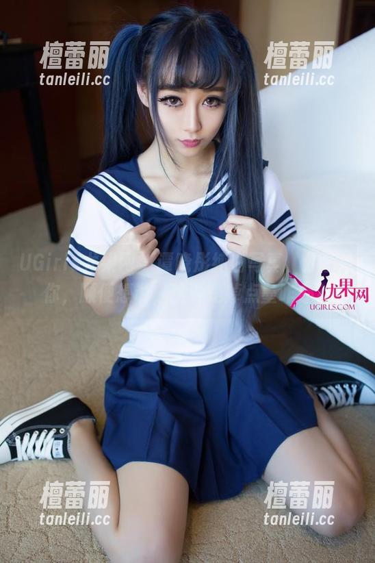 UGirls尤果网 - 谭晓彤纯白写真，分享给你，顺便想说，这要是掉点墨咋办？
