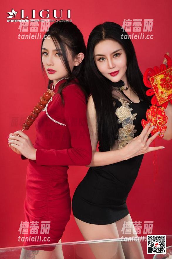 丽柜 - 狂野与优雅的碰撞：英子在这套装的高清照片中值得深究