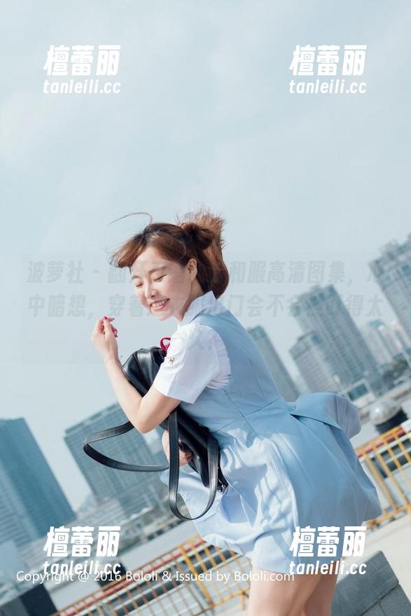 波萝社 - 翻开王语纯的和服高清图集，心中暗想，穿着这衣服出门会不会被盯得太久？